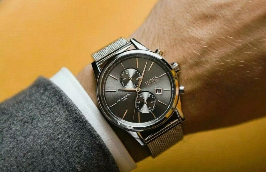 Hugo Boss Jet Chronographe maille milanaise - Montre Homme 1513440