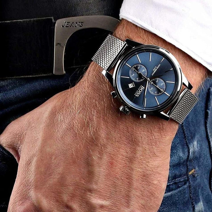 Hugo Boss Jet Chronographe maille milanaise - Montre Homme  1513441