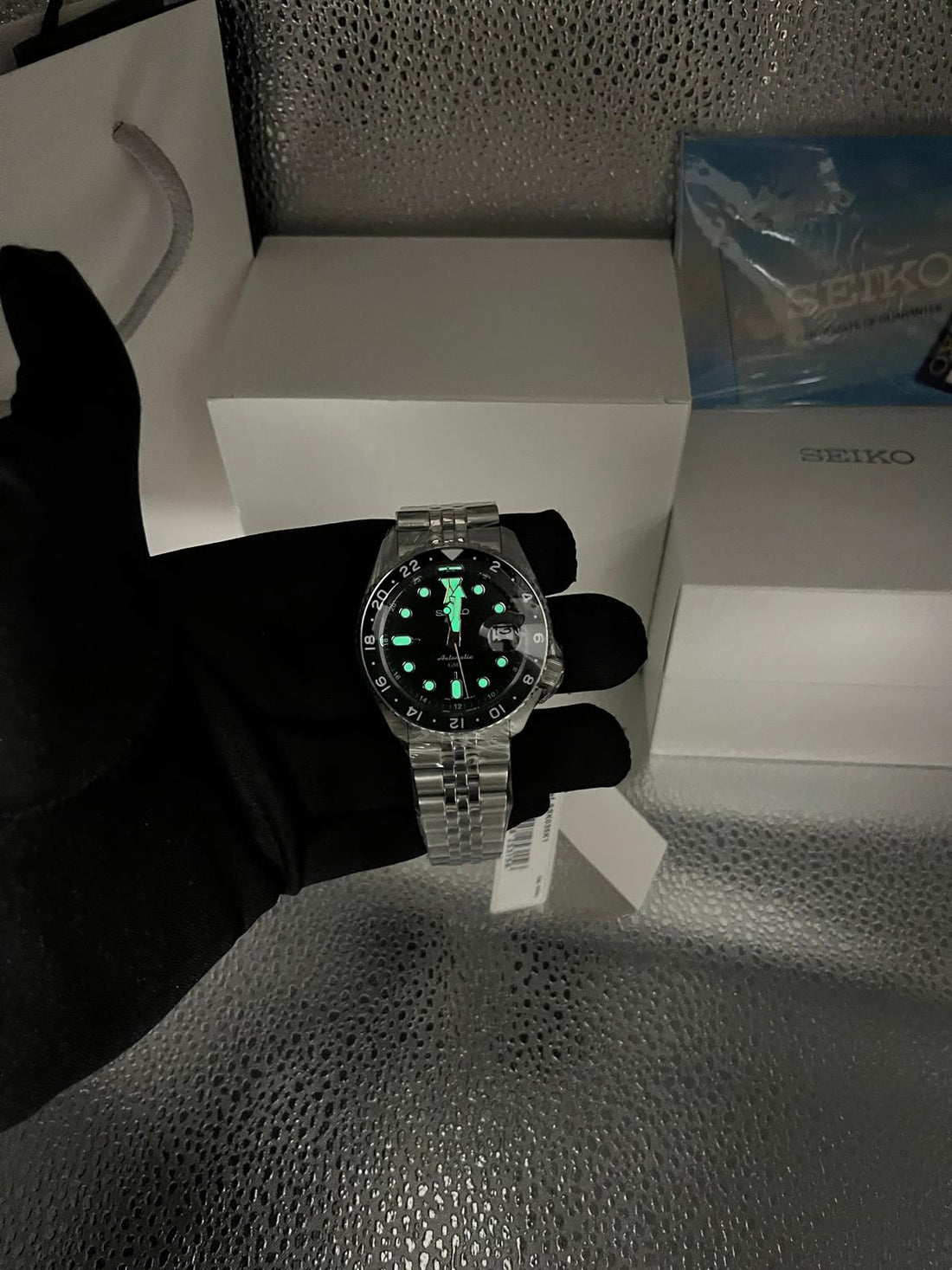 Seiko 5 Sports GMT Noir - Montre Automatique