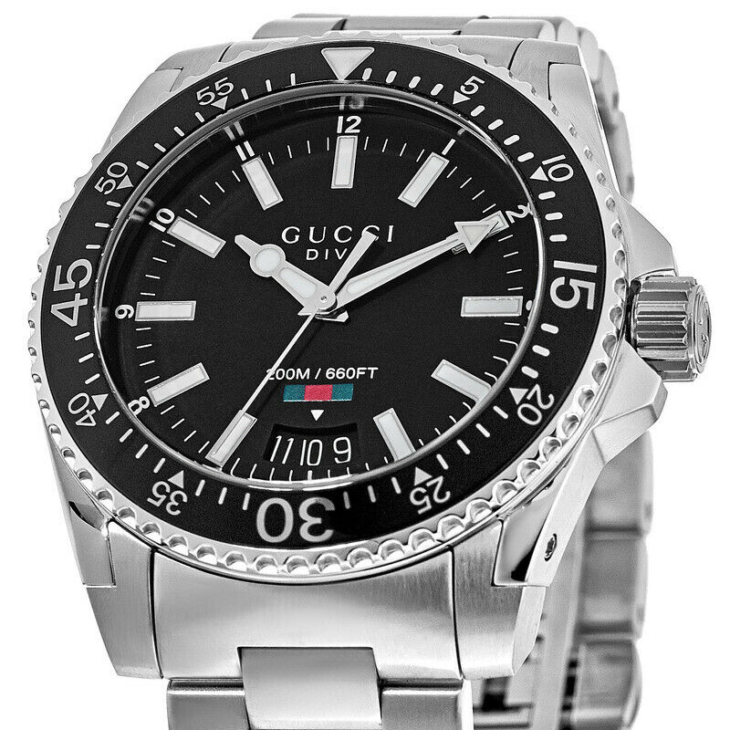 Montre Gucci Dive 40 mm pour homme YA136208