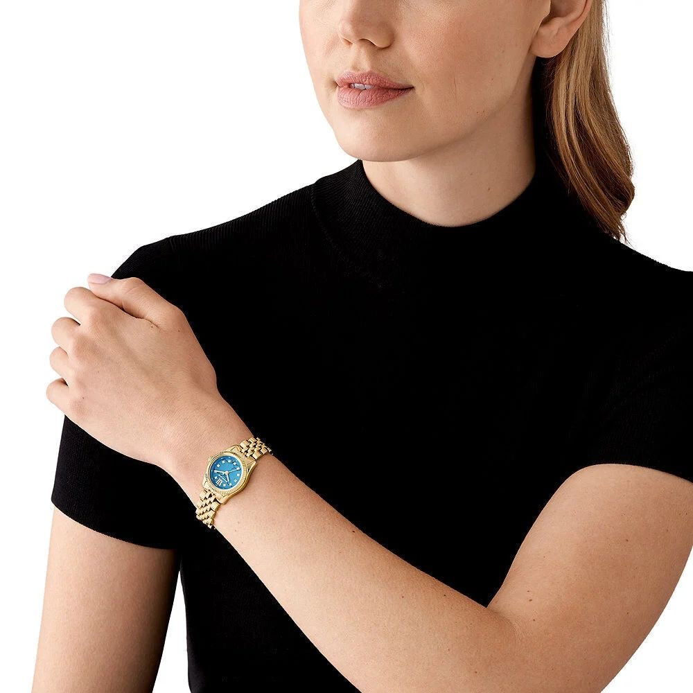 Michael Kors Petite Lexington MK4813 - Montre Femme Acier Doré