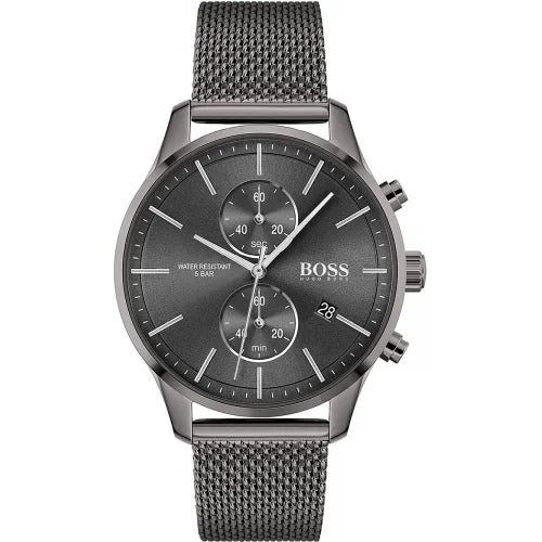 Montre Hugo boss maille chronographe anthracite 1513870