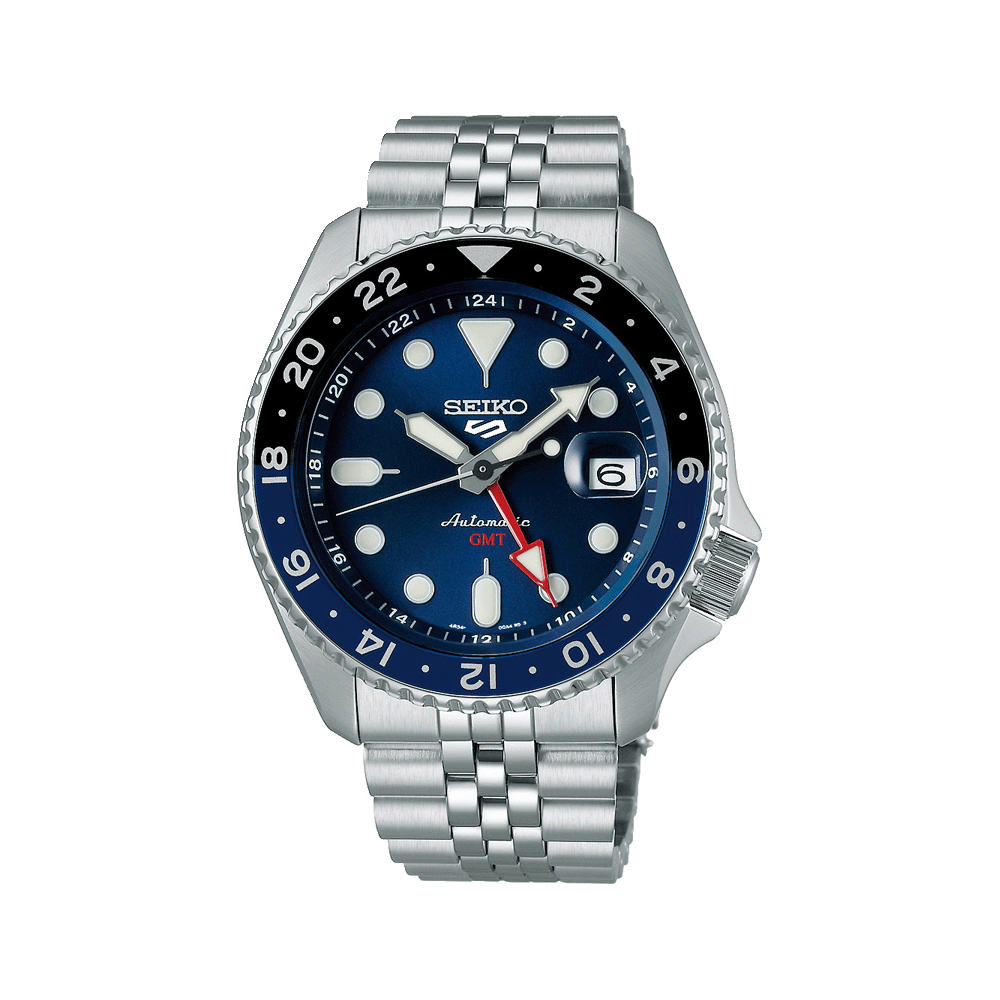 Seiko 5 Sports GMT Bleu Batman - Montre Automatique