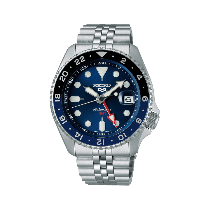 Seiko 5 Sports GMT Bleu Batman - Montre Automatique