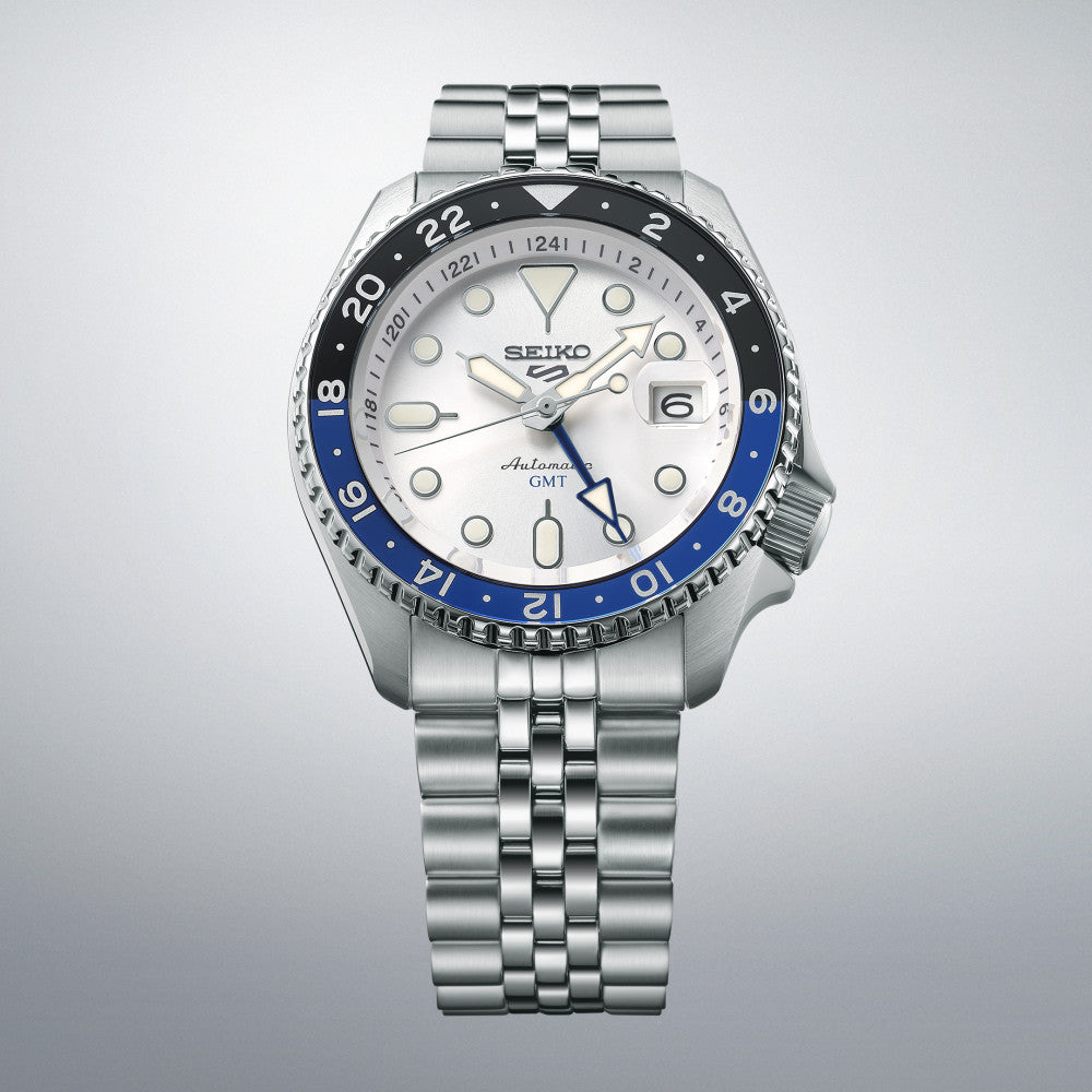 Seiko 5 Sports GMT Blanc - Montre Automatique
