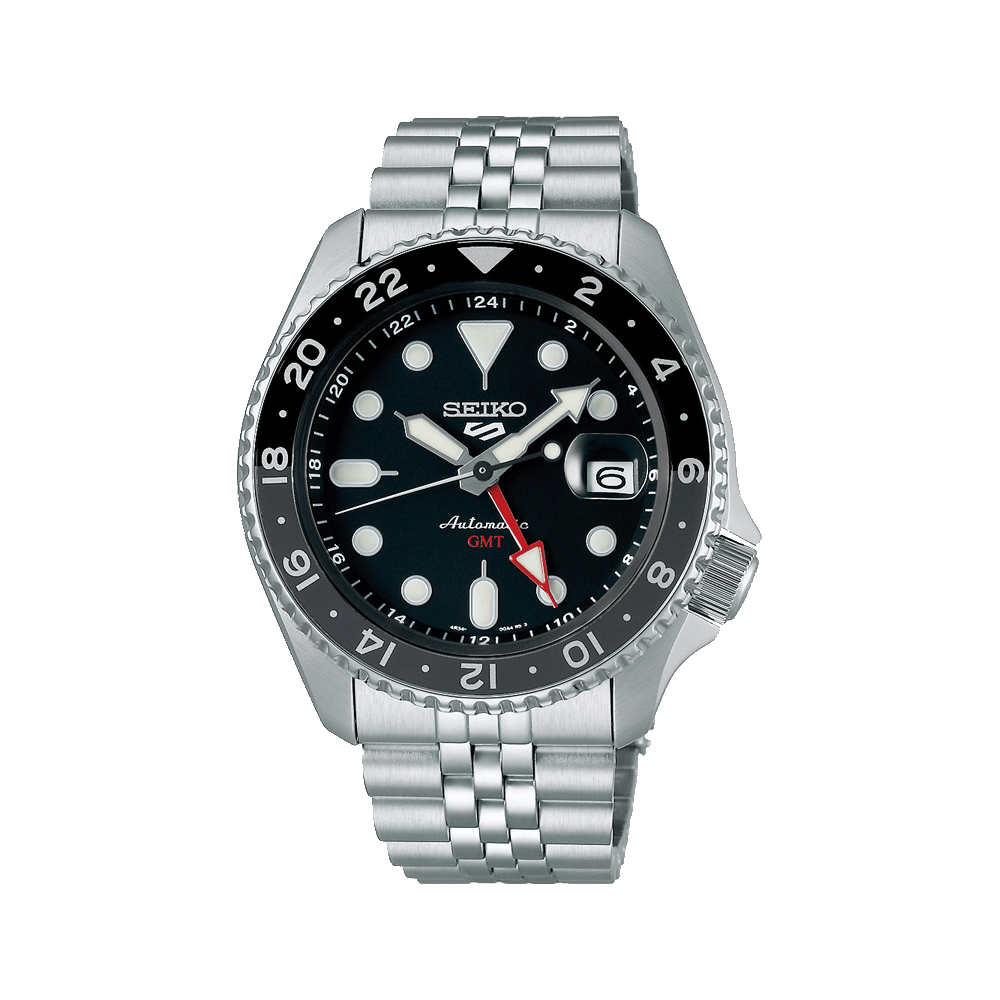 Seiko 5 Sports GMT Noir - Montre Automatique