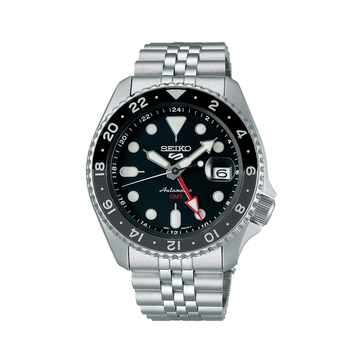 Seiko 5 Sports GMT Noir - Montre Automatique
